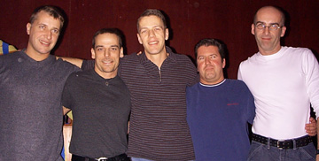 Les cinq fondateurs d'ACC: Luc Hurtubise, Yves Leclerc, Dominique Lampron, Sylvain Dugas et Marc Pageau.